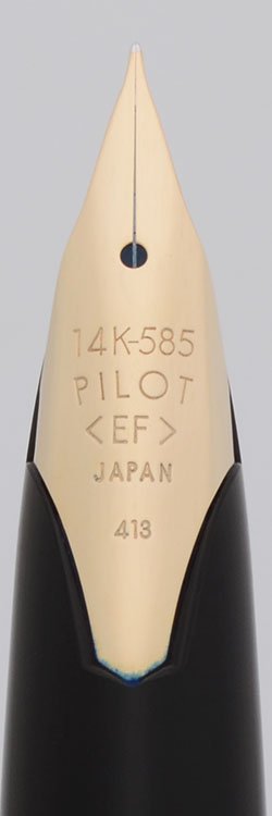 Pilot Elite Pocket Fountain Pen (2013) - Black w/Gold Trim, 14k